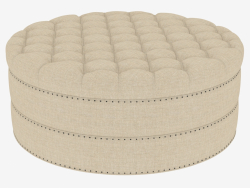 Ottomane GRAND ROUND TUFTED OSMANE (7801.1107)