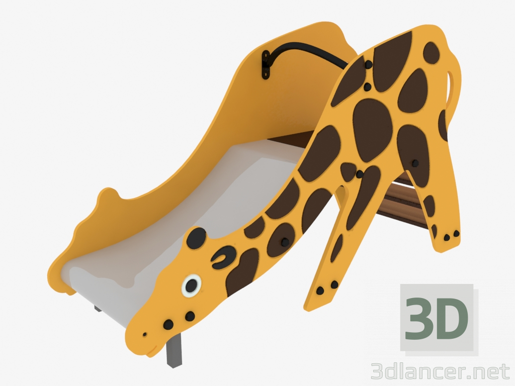 modello 3D Collina di un parco giochi per bambini Giraffe (5206) - anteprima