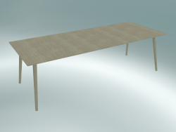 Tavolo da pranzo In Between (SK6, 250x100cm H 74cm, Rovere laccato chiaro)