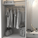 3d GLASS-MASTER-WARDROBE model buy - render