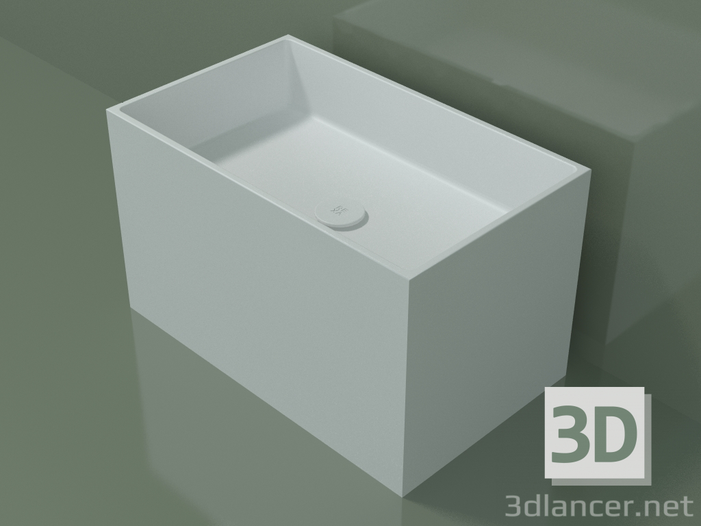 modello 3D Lavabo da appoggio (01UN32101, Glacier White C01, L 60, P 36, H 36 cm) - anteprima