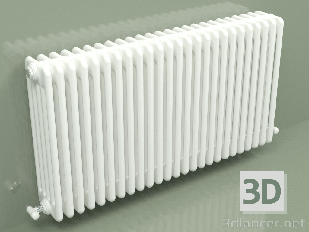 modello 3D Radiatore TESI 5 (H 600 25EL, Standard bianco) - anteprima