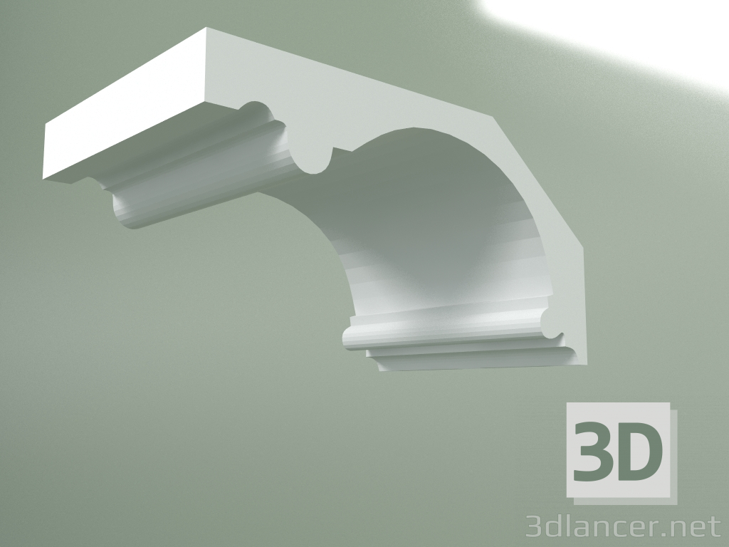 3d model Plaster cornice (ceiling plinth) KT171 - preview