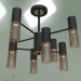 3d model Pendant chandelier Tesoro 70125-8 (black) - preview