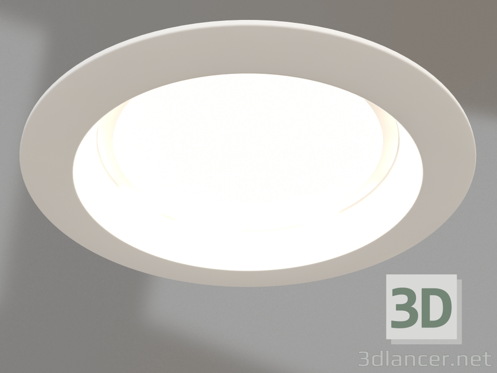 modello 3D Lampada IM-CYCLONE-R145-14W Day4000 (WH, 90 gradi) - anteprima