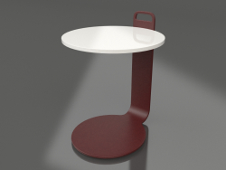 Table basse Ø36 (Rouge vin, DEKTON Zenith)