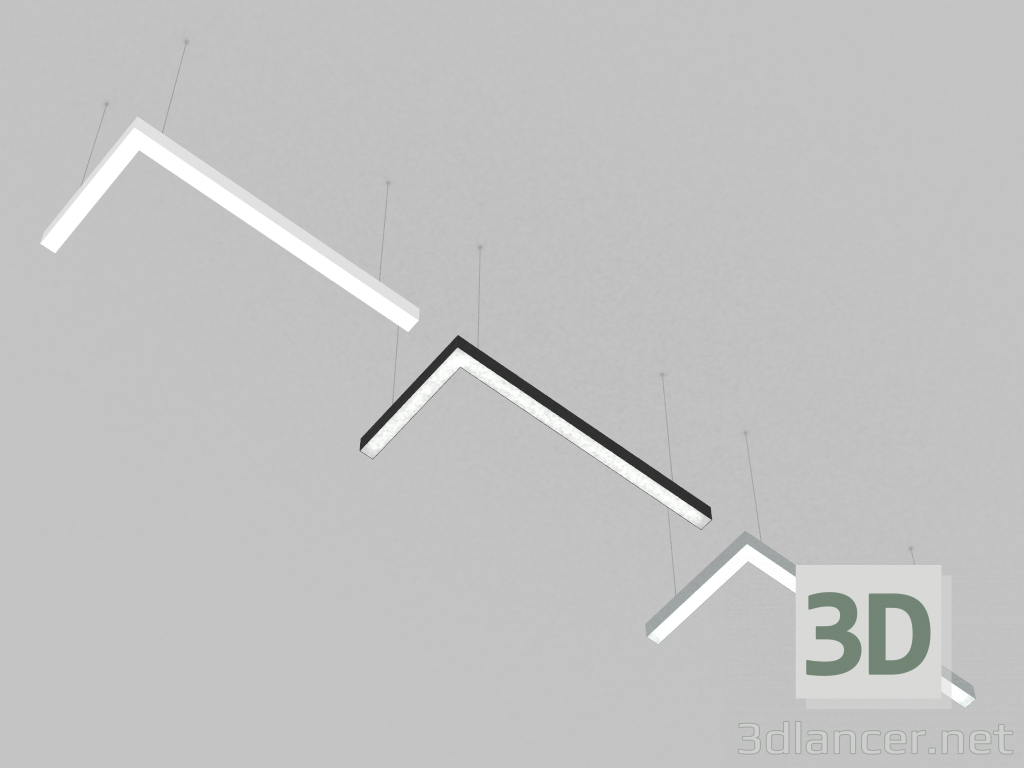 Modelo 3d Suspensão lâmpada LED (DL18516S082A86) - preview