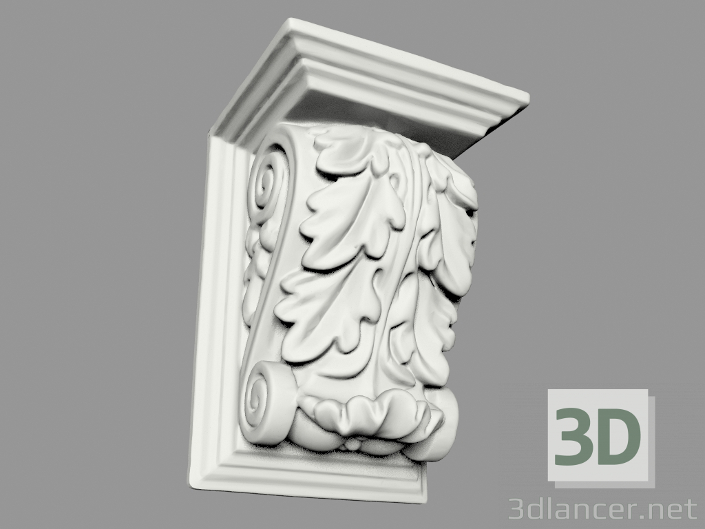 modello 3D Staffa (KR33) - anteprima