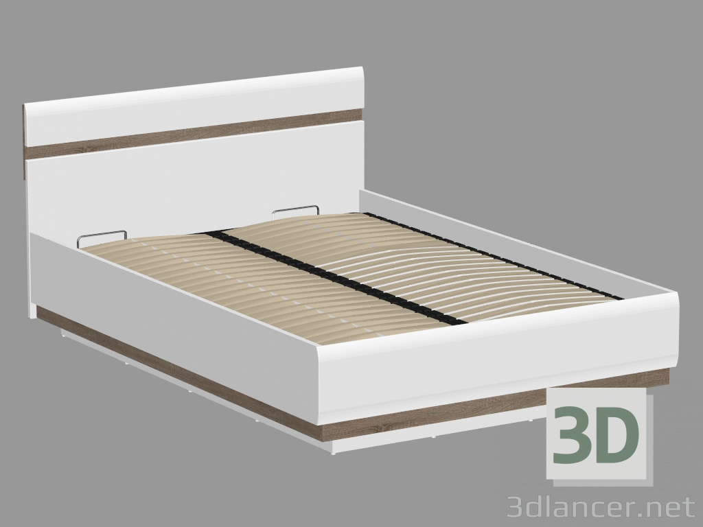 3d model Cama con marco ascendente 140 (TIPO 97) - vista previa