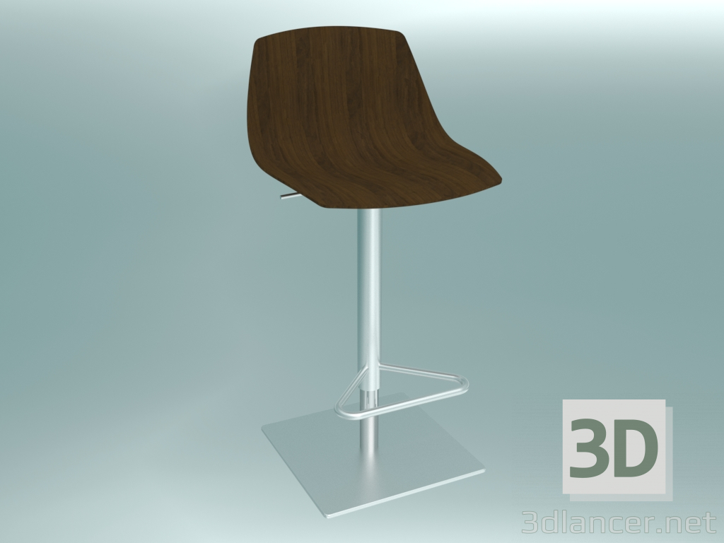 3d model Silla de bar MIUNN (madera S104) - vista previa