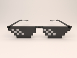 Lunettes de soleil pixel 8 bits