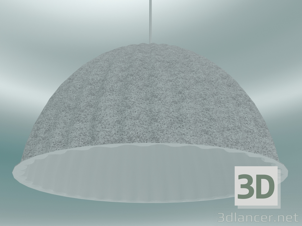 modello 3D Lampada a sospensione Under The Bell (Ø82 cm, Melange bianco) - anteprima