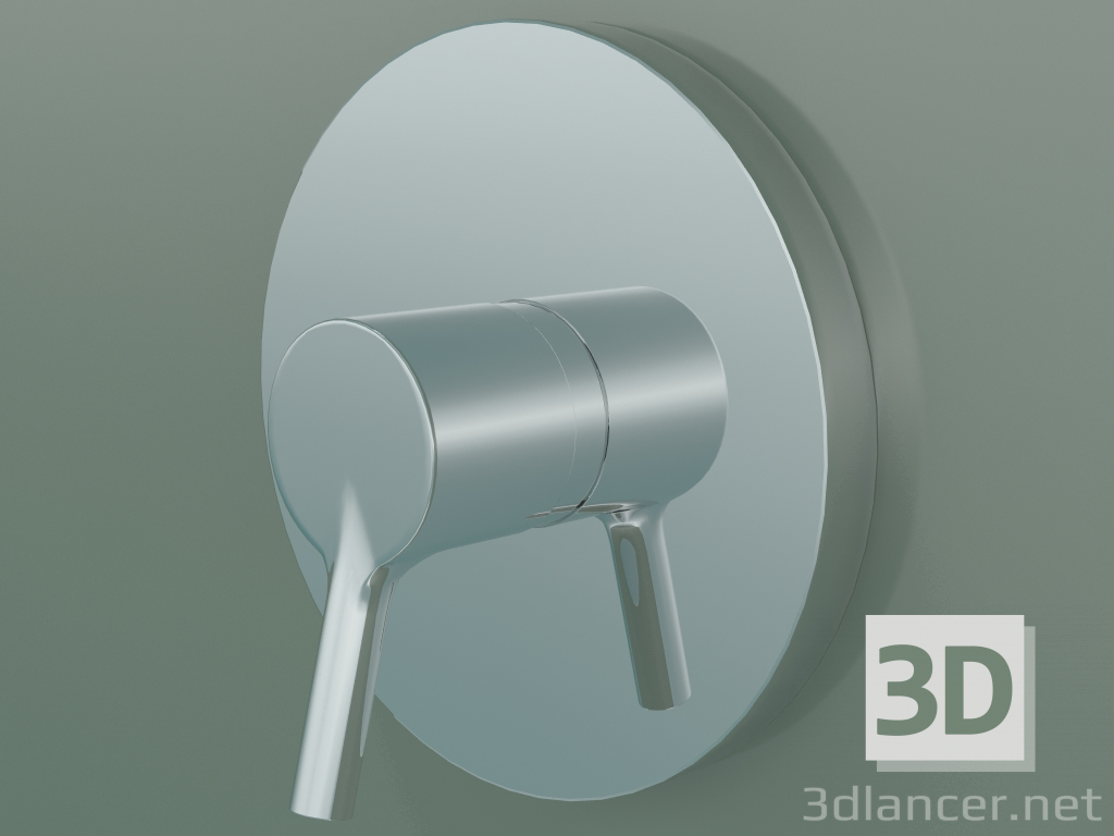 3d model Single lever shower mixer (72605000) - preview