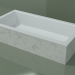 3D modeli Tezgah üstü lavabo (01R141101, Carrara M01, L 72, P 36, H 16 cm) - önizleme