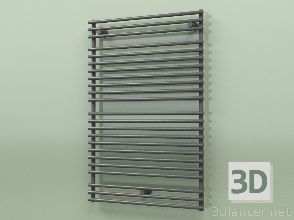 3d model Heated towel rail - Santorini (SAN 11 750 mm, RAL - 9005) - preview