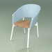 modello 3D Sedia comfort 022 (Metal Milk, Sky) - anteprima