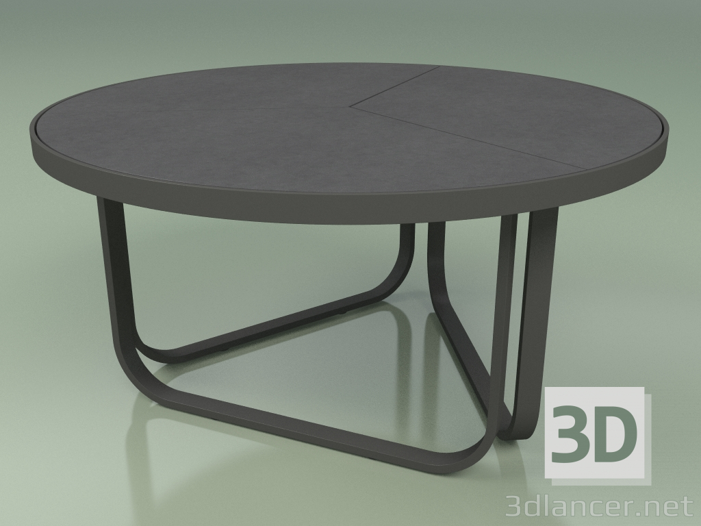 3d model Mesa de centro 009 (Metal Smoke, Glazed Gres Storm) - vista previa