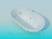 Oval bath