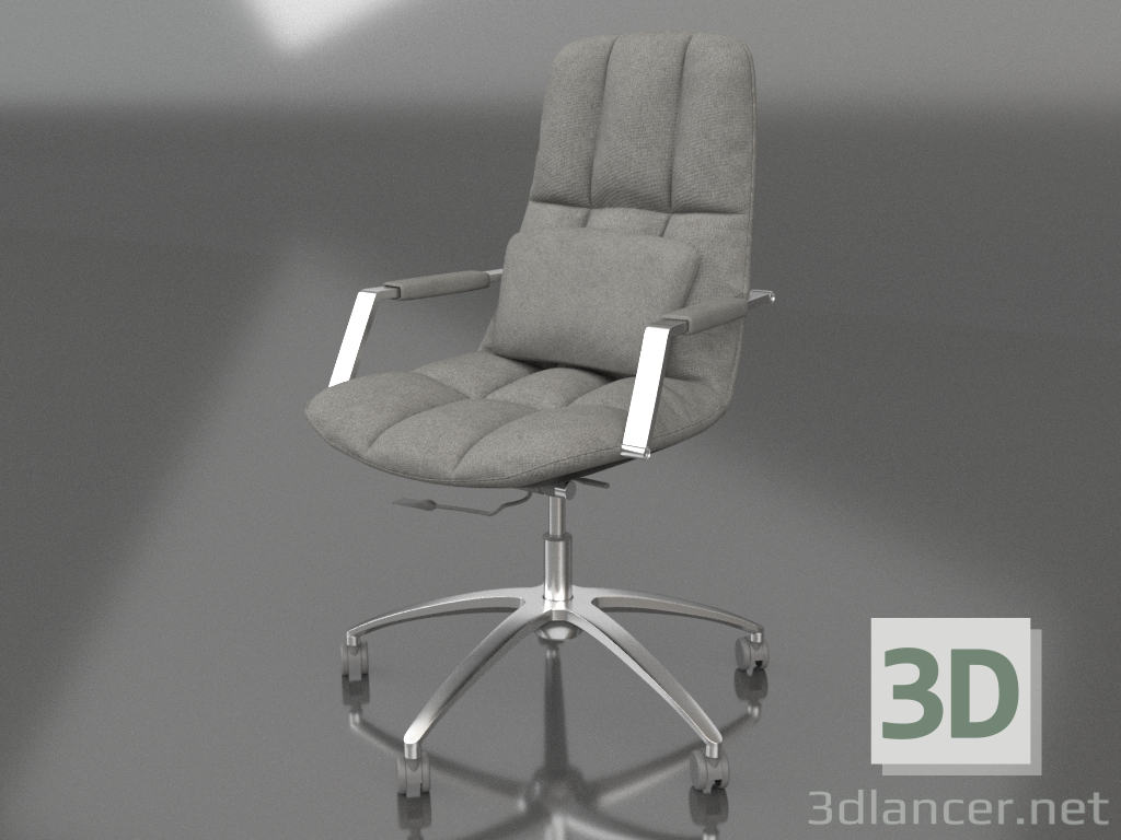 3d model Sillón Taylor (gris) - vista previa