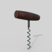 3d WINE CORKSCREW model buy - render