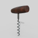 3d WINE CORKSCREW model buy - render