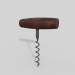 3d WINE CORKSCREW model buy - render