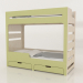 3d model Bunk bed MODE HL (UDDHL2) - preview