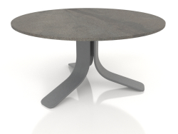 Table basse Ø80 (Anthracite, DEKTON Radium)