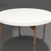 modèle 3D Table basse ronde Ø90x36 (Blanc, DEKTON Zenith) - preview