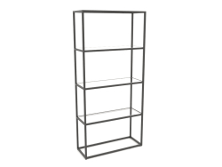 Large rectangular rack (GLASS, 80x30x170)