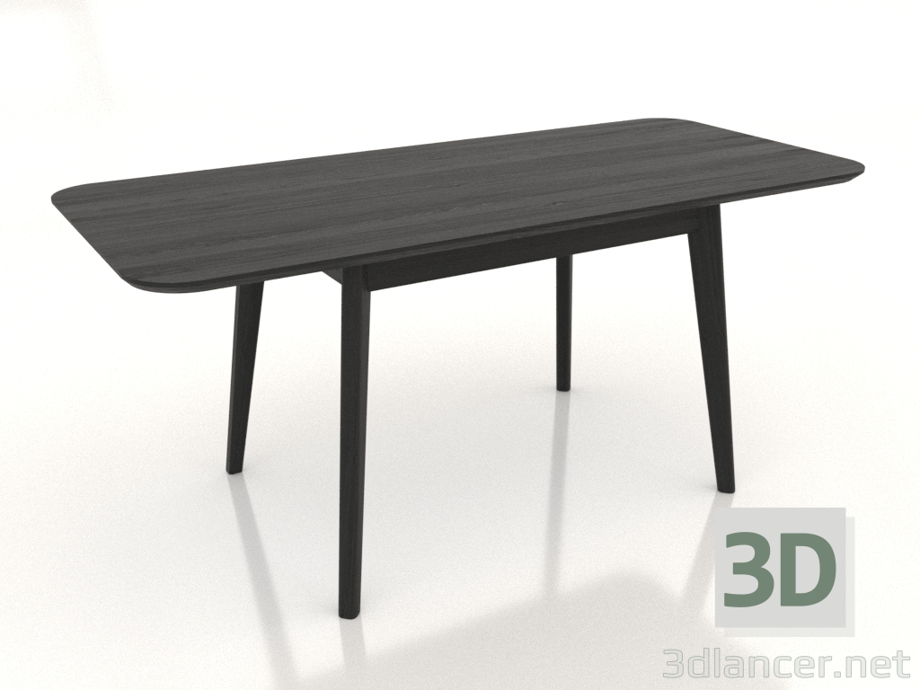 modèle 3D Table à manger TRANSFORM 1700x750 mm (noir RAL 9005) - preview