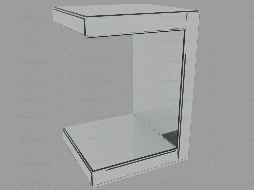 3d model Table fold Mirror - preview