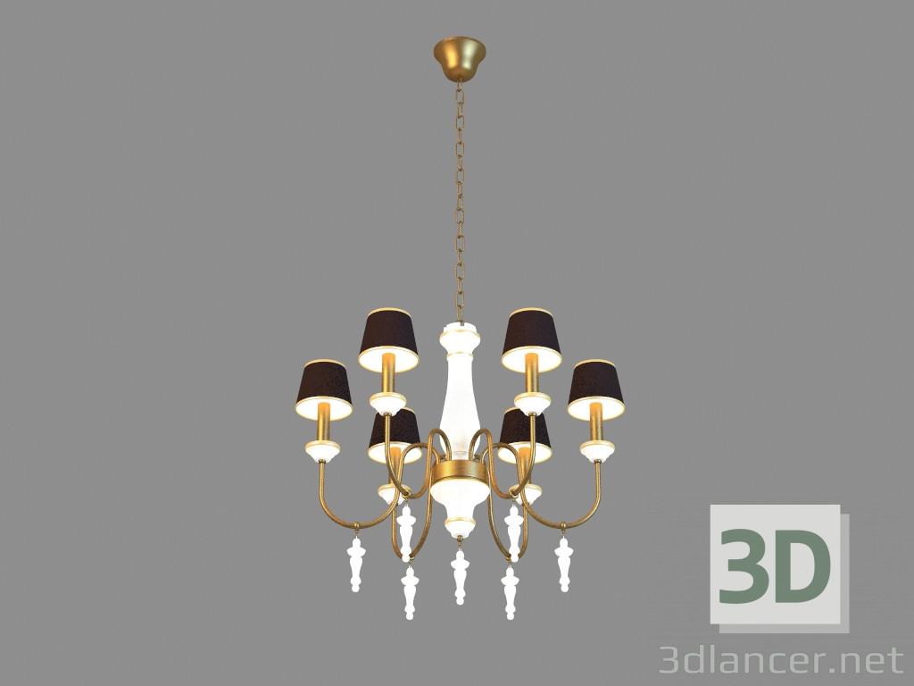 Modelo 3d Chandelier A1843LM-6BG - preview