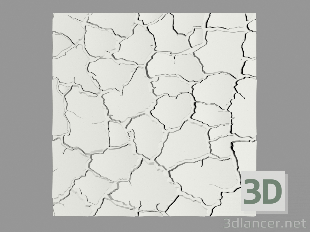 modello 3D Pannello 3D (№11) - anteprima