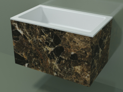 Lavabo sospeso (02R132101, Emperador M06, L 60, P 36, H 36 cm)