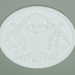 Modelo 3d Roseta com ornamento RW028 - preview