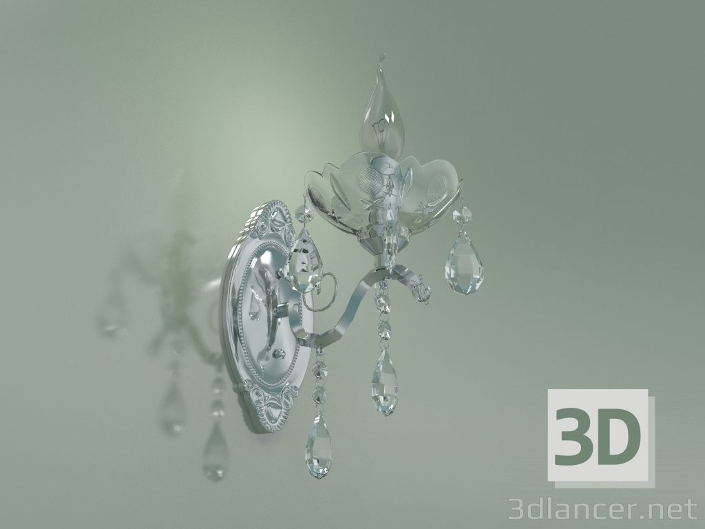 3d model Sconce 3188-1 (chrome-clear crystal Strotskis) - preview