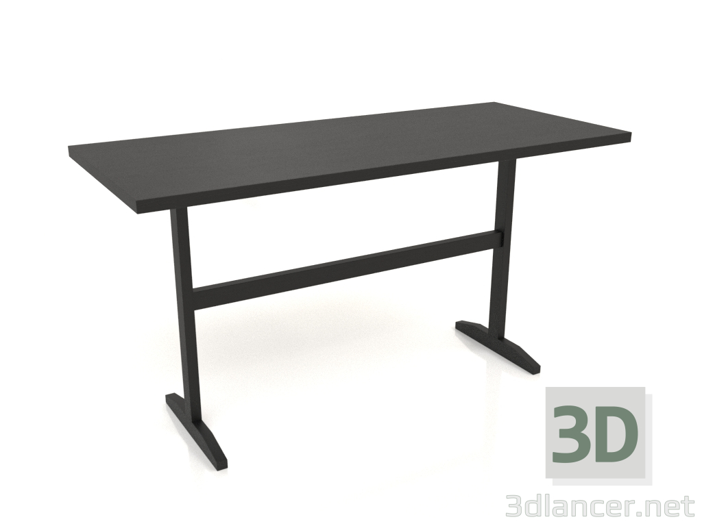 3d model Mesa de trabajo RT 12 (1400x600x750, madera negra) - vista previa