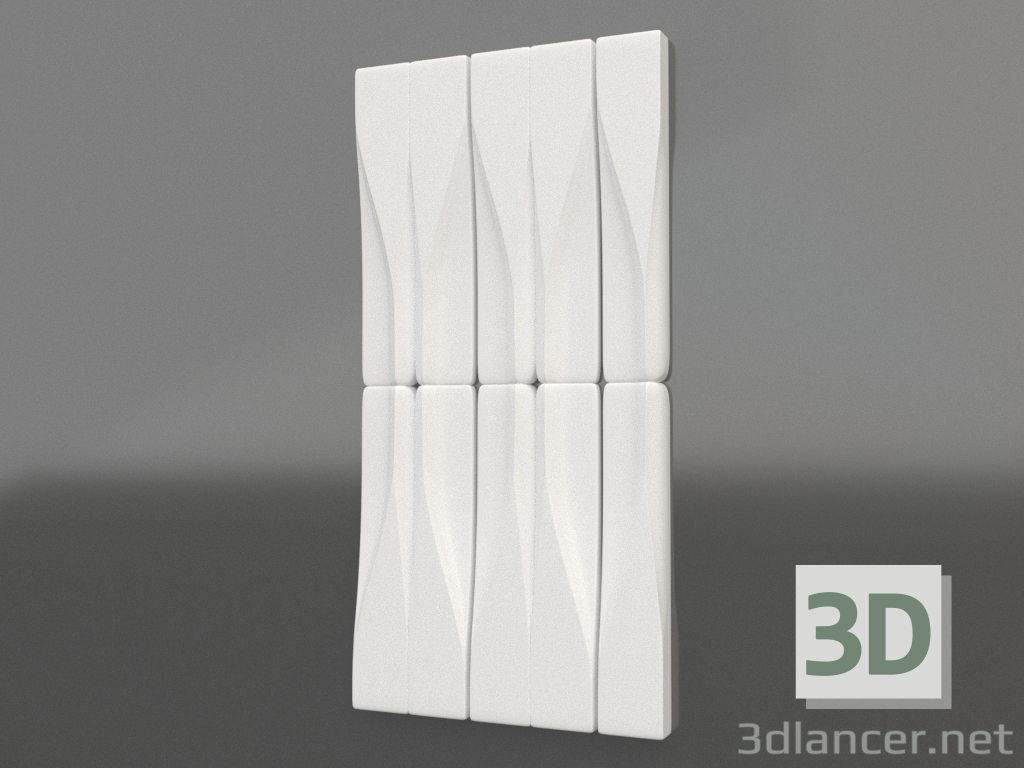 3d model panel 3d moxie - vista previa