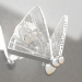 3d model Sconce Butterfly chrome (08444.02) - preview