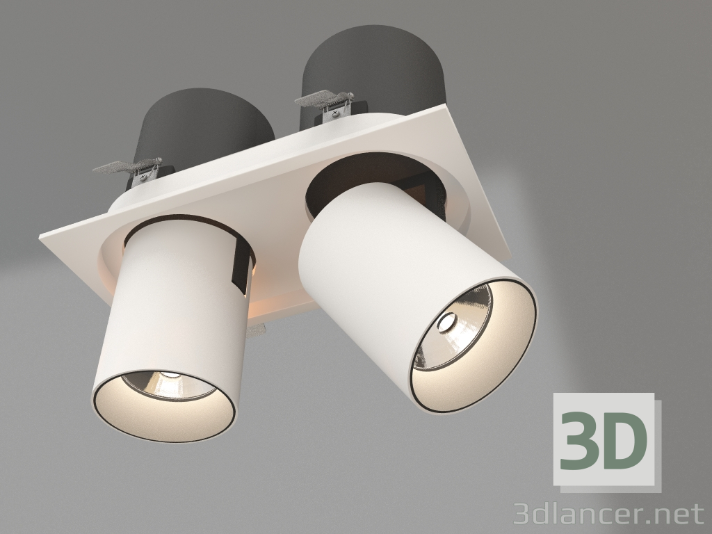 3d model Lamp LTD-PULL-S110x210-2x10W Warm3000 (WH, 24 deg, 230V) - preview