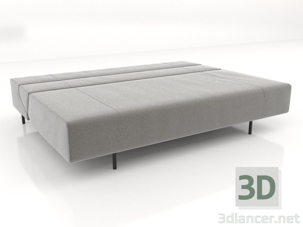 3D Modell Das Schlafsofa ist ausgeklappt - Vorschau