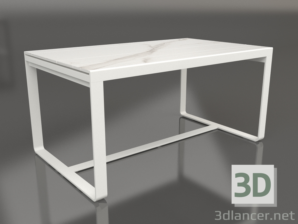 3d model Mesa de comedor 150 (DEKTON Aura, gris ágata) - vista previa