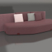 3d model Module Menorca (Wine red) - preview