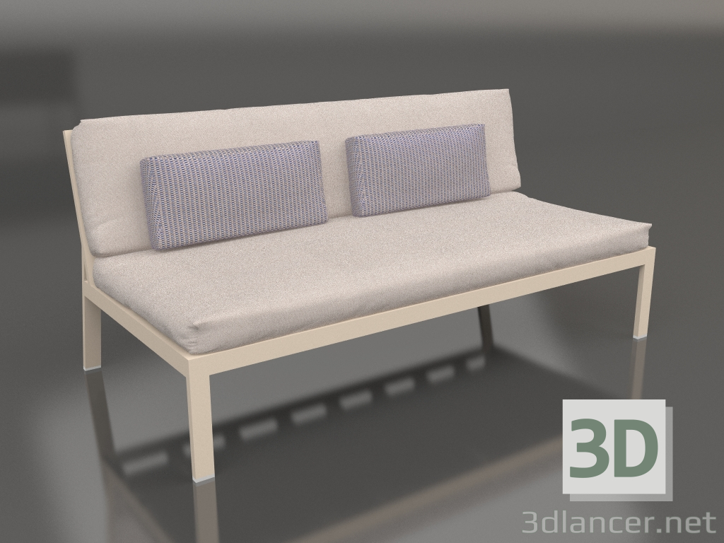 3D Modell Sofamodul, Abschnitt 4 (Sand) - Vorschau