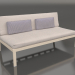 3d model Sofa module, section 4 (Sand) - preview