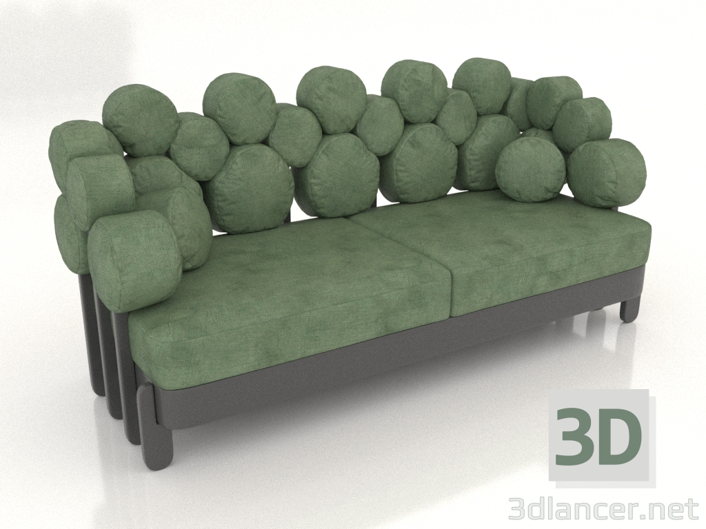 3D Modell Großes IKRA-Sofa (Option 7) - Vorschau