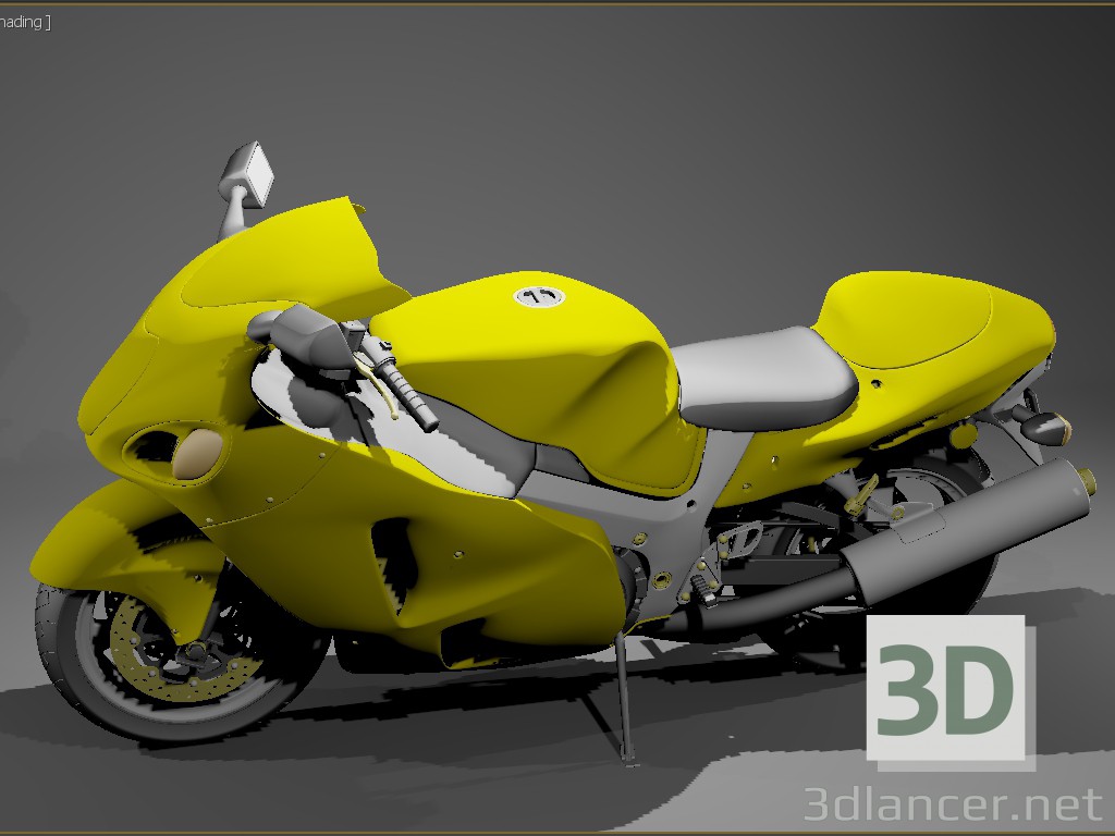 3D Modell Sport-Motorrad - Vorschau