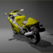 3d model Sport Motorbike - vista previa