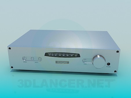 3D Modell Audio-Receiver - Vorschau